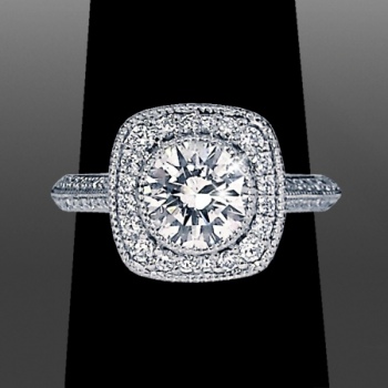 1.32ct Tiffany style with knife-edge