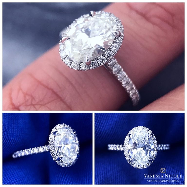 What Makes A Quality Seamless Halo Ring | Vanessa Nicole